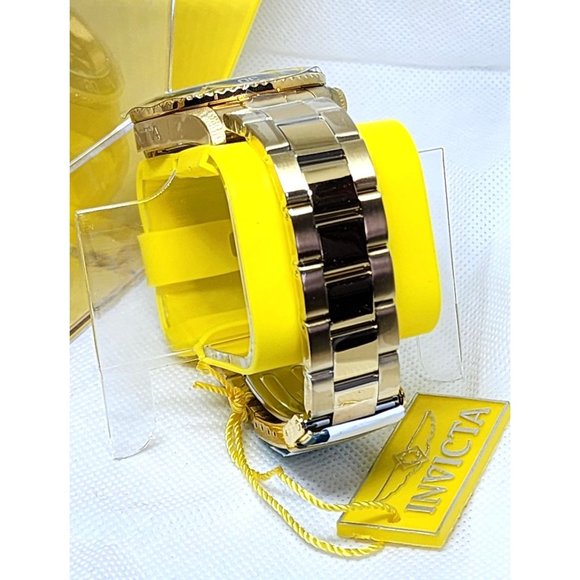 Invicta Pro Diver Men 40mm Stainless Steel Gold Black dial Quartz Watch - Picture 10 of 16